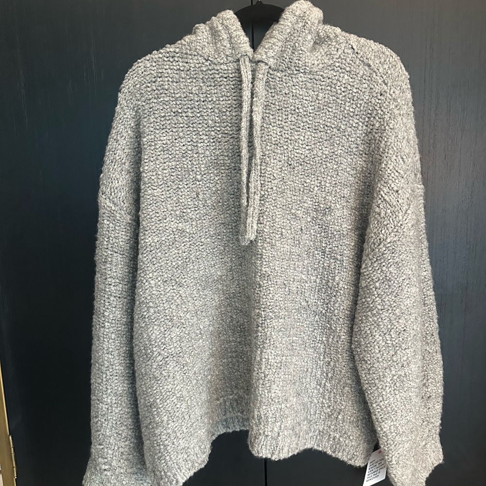 Topshop Gray Knit Sweater